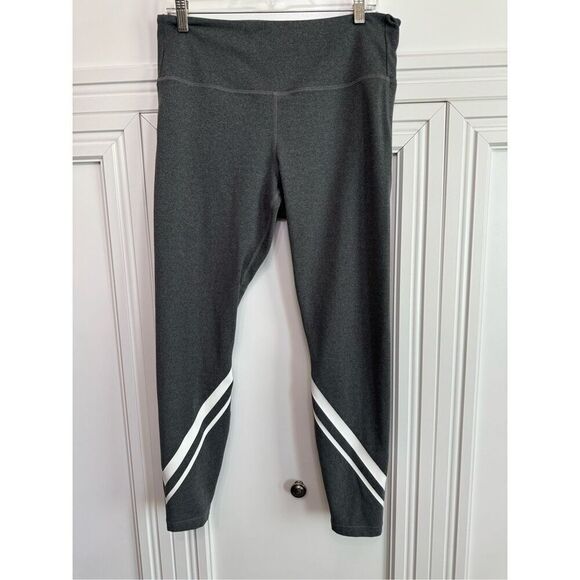 Tory Burch Sport Gray Compression LeggingsSize XL - Picture 1 of 3